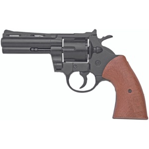 Bruni 9mm Black Finish Magnum Blank Firing Revolver