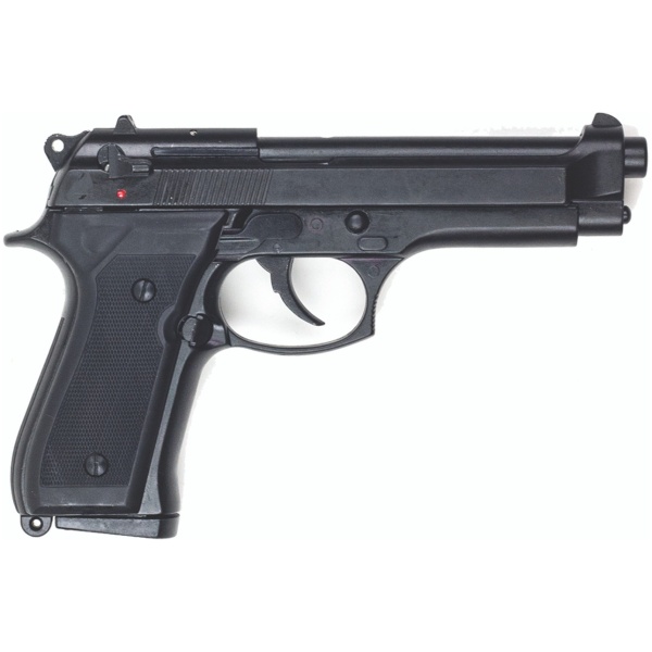 Replica M92 Semi Automatic 9mm Blank Gun Blued Finish