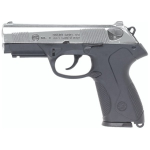 Replica P4 9mm Automatic Blank Firing Gun Nickel Finish