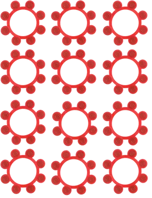 5 pack of 8-Shot Ring Caps Refill for Gonher Cap Guns