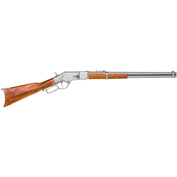 Old West Replica M1866 Gray Finish Lever Action Rifle Non-Firing Gun