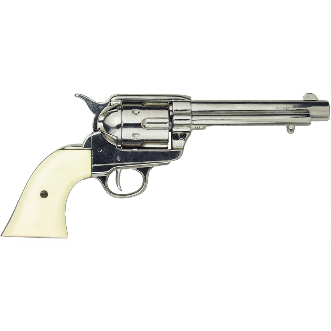 Old West Frontier Replica Nickel Finish, Non-Firing Revolver