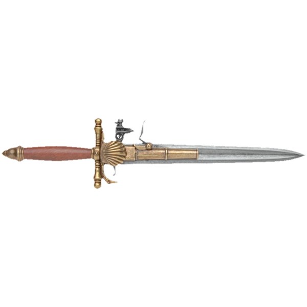 18th Century French Flintlock Dagger Pistol