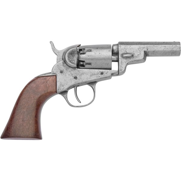 Old West Replica M1849 Grey Finish Pocket Revolver Non-Firing Gun