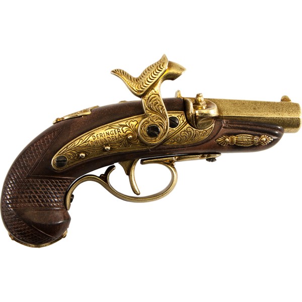 Philadelphia Derringer Cap Firing Replica Brass