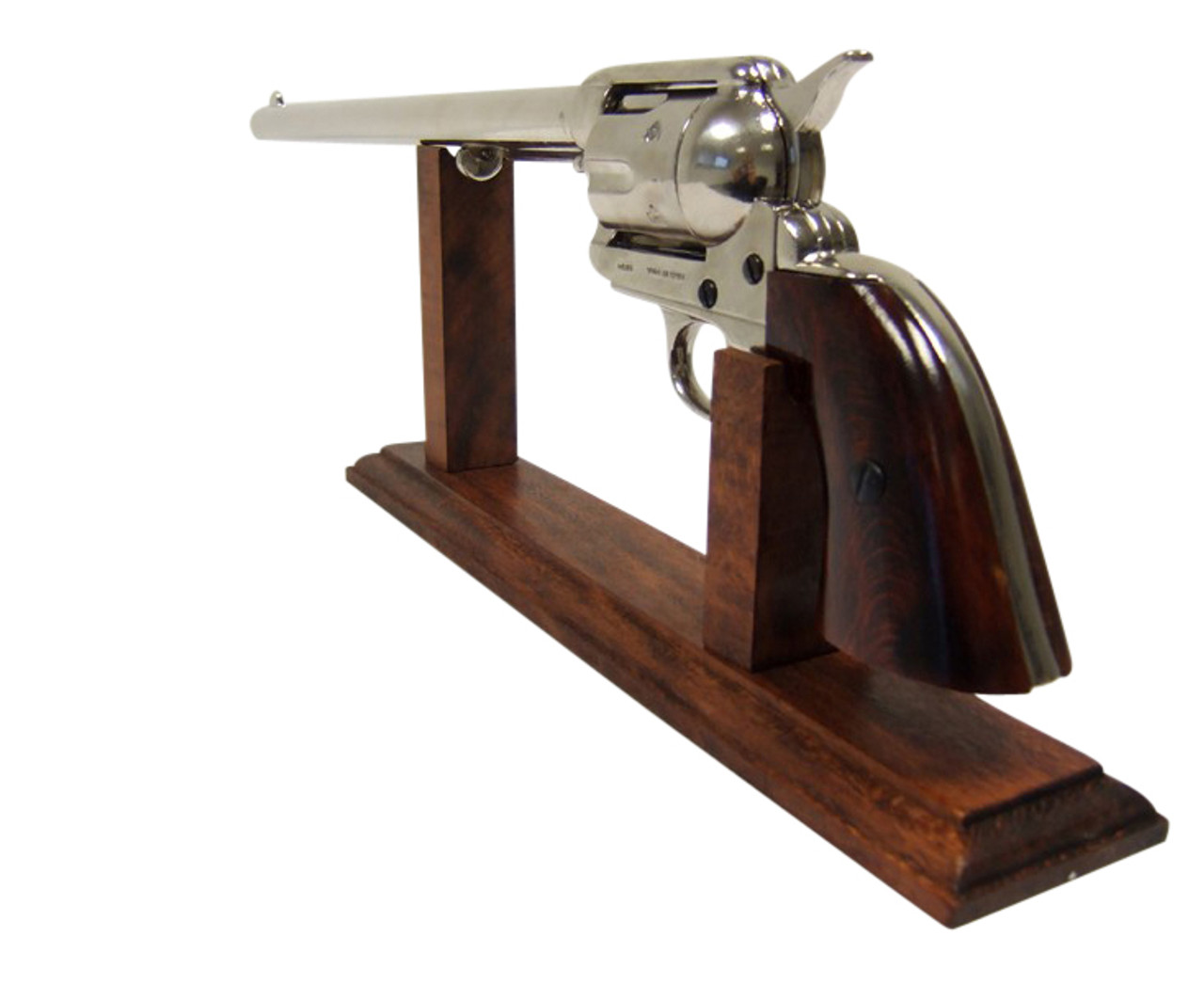 1873 Single Action Buntline Special Revolver 17.5" Gun - Nickel - Image 5