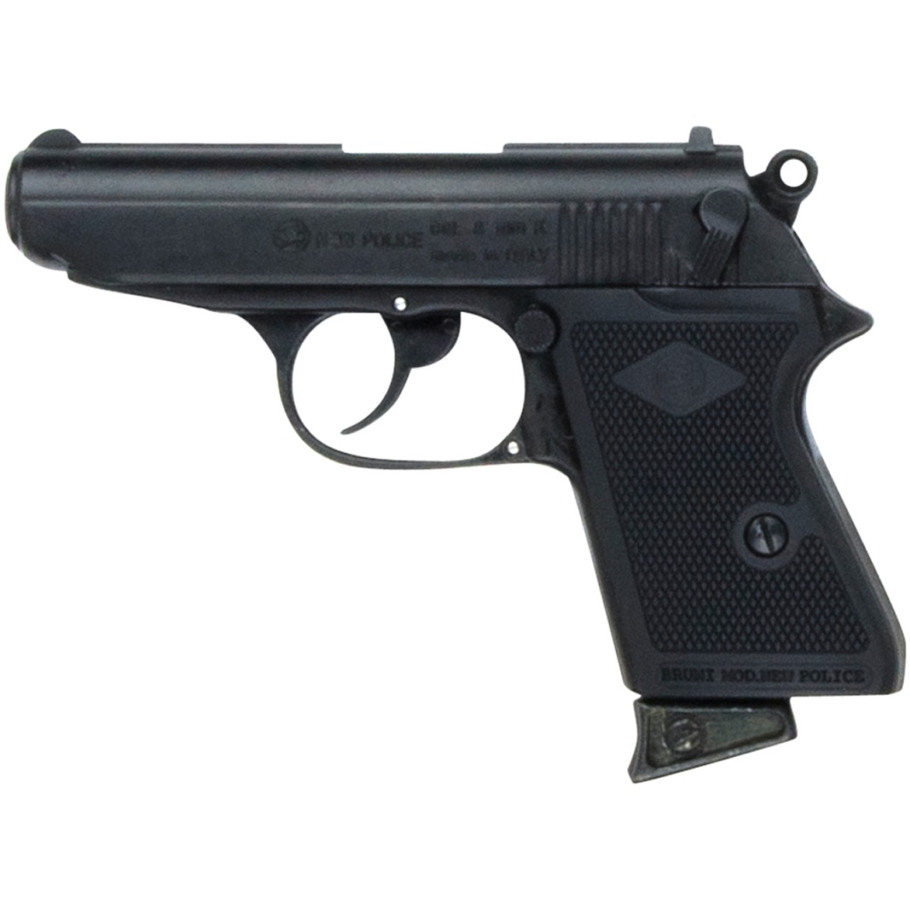 Replica James Bond PPK Style Black 9MM Blank Firing Automatic Gun