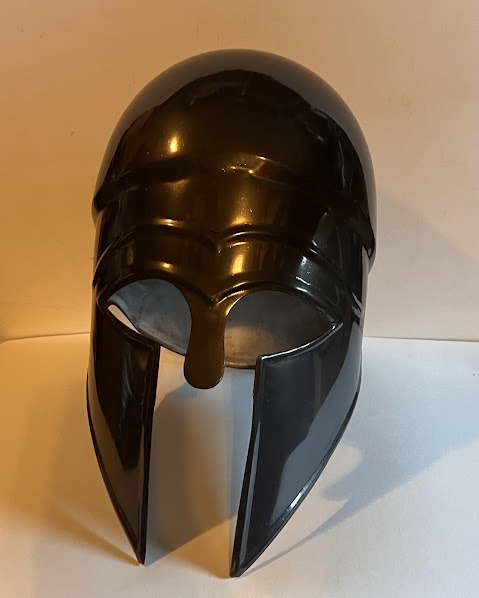 Medieval Ithalo Greek Corinthian War Helmet Reproduction – Antique Finish Circa 400BC - Image 2