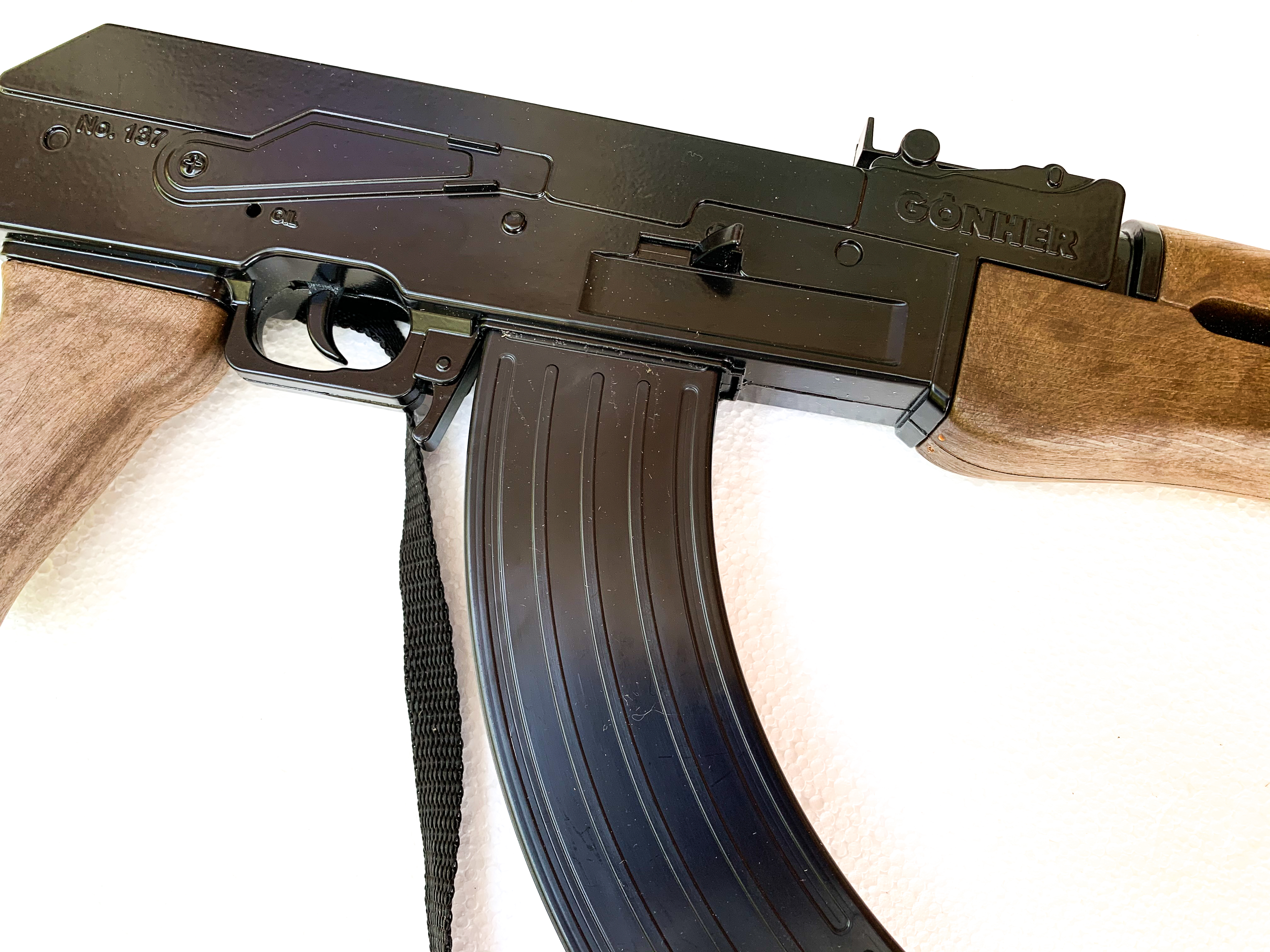 AK-47 Style Compact, Close Combat Model 8 Shot Cap Assault Rifle