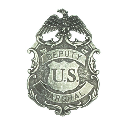 Marshal Eagle Badge - Nickel