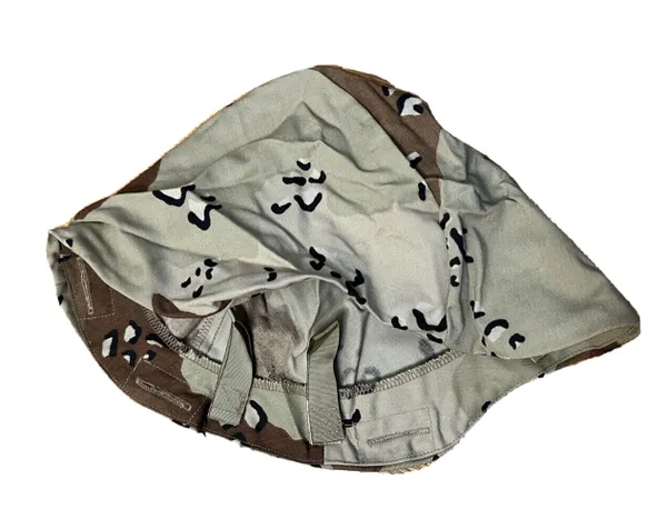 Genuine British Army Desert Storm Helmet Cover – Adjustable, Multi-Color, Unisex, New With Tags
