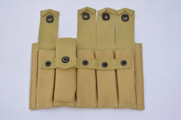 WWII US Army Thompson SMG 5 Pocket 20 Round Magazine Carrier Reproduction