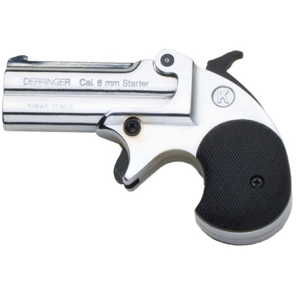 M1866, .22 CALIBER DOUBLE BARREL DERRINGER - Shiny Nickel