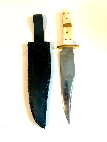 Jim Bowie Alamo Knife with Sheath 1