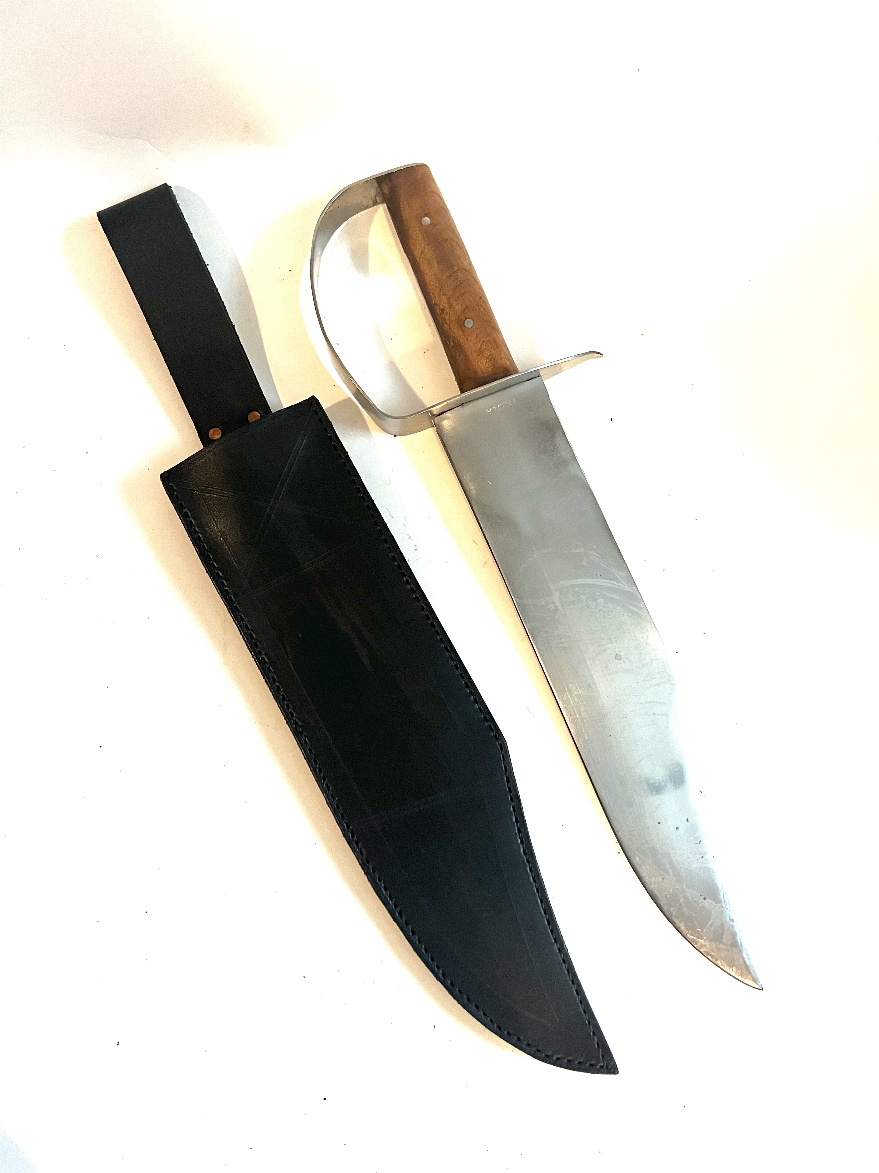 Confederate "D" Guard Bowie Knife with Sheath