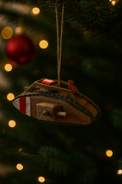 Limited Edition Handcrafted Ornament for Tank Loves