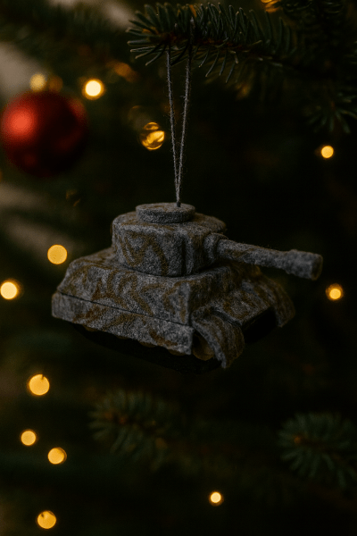German Panzer Tank Ornament